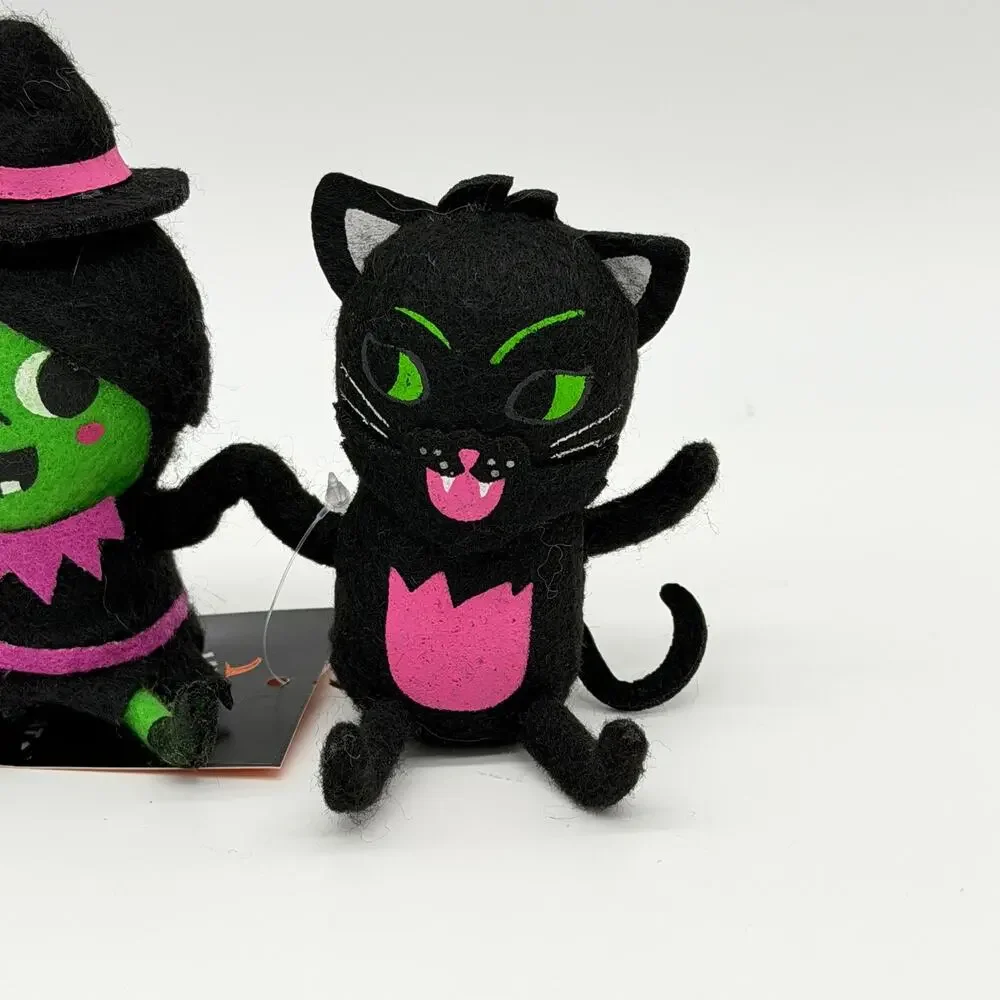 Target Hyde & Eek Witch & Black Cat Halloween Felt Duo 2025 NEW